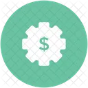 Accounting Dollar Gear Icon