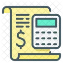Accounting Stocktaking Calculate Icon