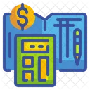 Accounting Money Calculator Icon