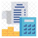 Accounting Calculator Receipt Icon