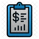 Accounting Clipboard Report Icon
