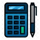 Accounting Calculator Pen Icon