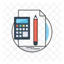 Accounting Calculation Pencil Icon