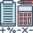Accounting Calculator Document Icon