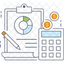 Budget Accounting Finance Calculation Icon