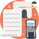 Calculation Accounting Math Icon
