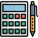 Accounting Budget Calculating Device Icon