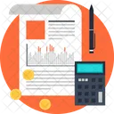 Accounting Analytics Chart Icon