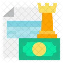 Accounting Bookkeeping Chess Icon