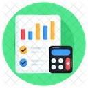 Account Statement Budgeting Accounting Icon