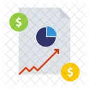 Accounting Coin Graph Icon