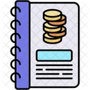 会計帳簿、元帳、財務 アイコン