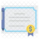 Accounting Certificate  Icon