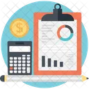 Accounting Graph Budget Icon