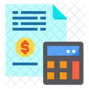File Money Calculator Icon