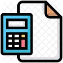 File Calculator Sheet Icon