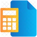 File Calculator Sheet Icon