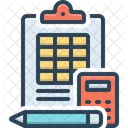 Accounting Financial Calculator Icon