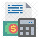 Calculator File Money Icon