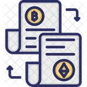 Accounting Journals Accounting Ledgers Blockchain Icon