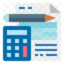 Accounting Report Account File Bookkeeping Icon