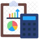 Accounting Report Accounting Data Icon