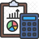 Accounting Report Accounting Data Icon