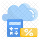 Accounting Cloud Financial Icon