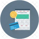 Accounts Bookkeeping Credit Icon
