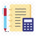 Balance Sheet Bookkeeping Calculator Icon
