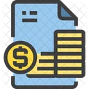 Money Accounts File Accounting Icon