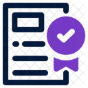 Accreditation Verify Certify Icon