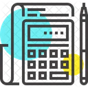 Accunting Calculator Budget Icon
