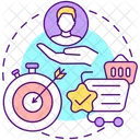 Accurate customer targeting  Icon