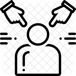 Accusation Icon - Download in Line Style