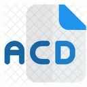 ACD Datei Audiodatei Audioformat Symbol