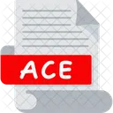 Ace Ace File Ace Format Icon