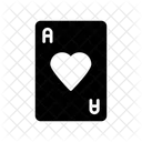 Card Ace Heart Icon