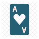 Ace Of Hearts Poker Casino Icon