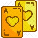 Ace Of Hearts Poker Cards Gambler Icon