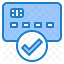 Aceitar Cartao De Credito Cartao De Credito Verificado Verificado Ícone