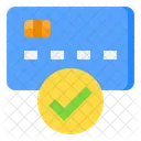 Aceitar Cartao De Credito Cartao De Credito Verificado Verificado Ícone