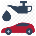 Aceite Coche Servicio Icono