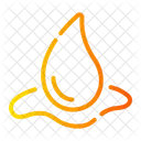 Aceite Gota Liquida Petroleo Icono