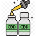 Aceite De Mcbd Aceite De Cbd Droga Icono