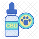 Aceite De Cbd Para Mascotas Aceite De Cbd Para Mascotas Mascota Icono