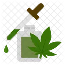 Cannabis Marihuana Aceite Icono