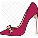 Icono De Relleno De Zapatos Icono