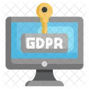 Acesso ao GDPR  Ícone