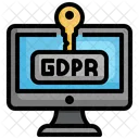 Acesso ao GDPR  Ícone